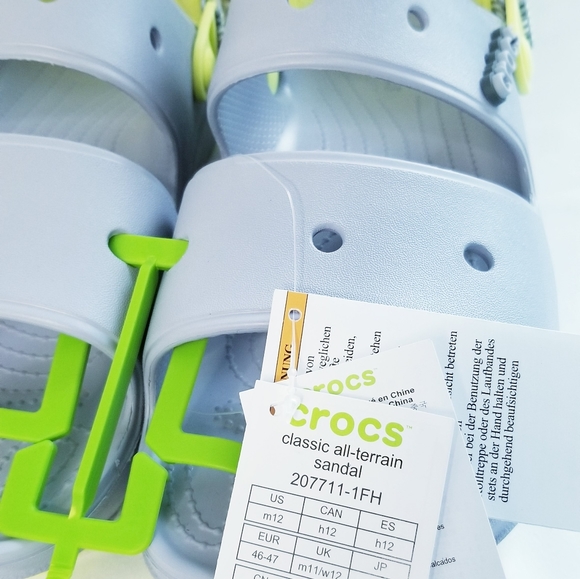 NWT CROCS Sandals Classic All-Terrain Sandal Men's Size 12 - Picture 5 of 8